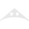 Ekena Millwork Pitch Winston Architectural Grade PVC Gable Pediment, 72"W x 30"H x 1"P (10/12) GPP072X030X100WIN - alternate 4